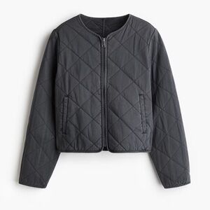 Quilted Jacket - Dark Gray